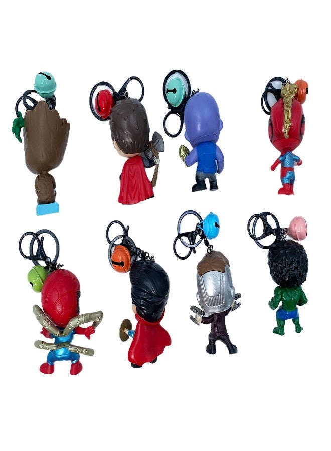 Buko Titan Hero Series Exclusive Small Action Figure for Party Decorations and Kids Collectibles Superhero Toys Keychains for Car, Bike & Backpack (Captain Marvel) - Image 4